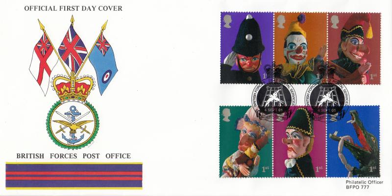 2001 (09) Puppets (Stamps) - British Forces Post Official Official