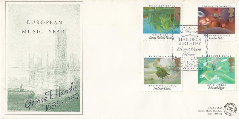1985 (05) Composers - G&P 'Handel' Cover - Royal Opera House, Covent Garden H/S