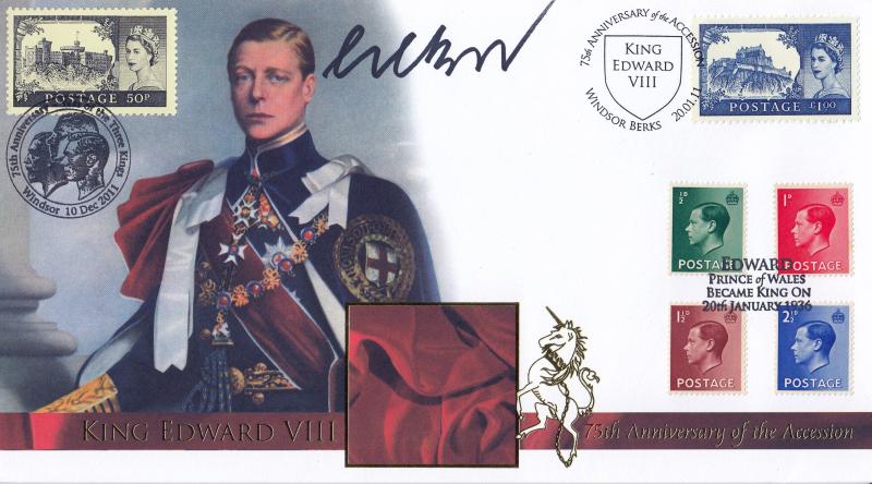 2011 (01) Edward VIII Accession 75th Anniversary - Internet - Signed Emily 'Eve' Best