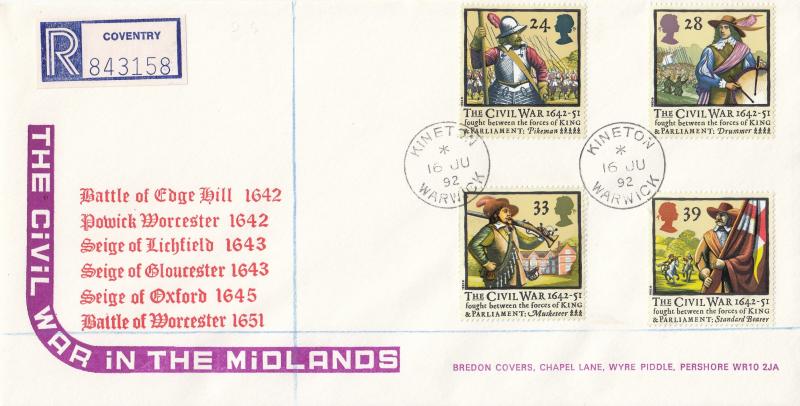 1992 (06) Civil War - Bredon 'Start & Finish Of The English Civil War' Official - Kineton CDS