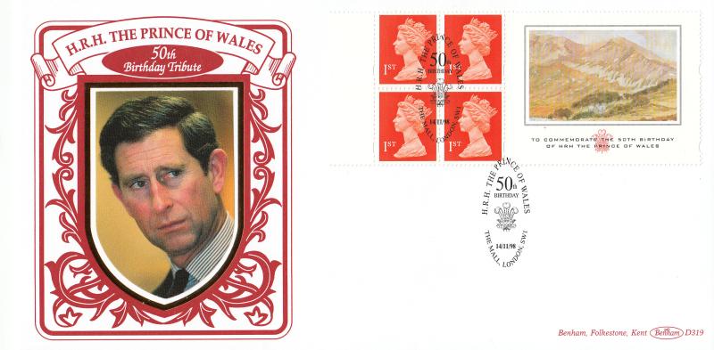 1998 (11) Prince of Wales Label - Benham D319 - The Mall, SW1 H/S