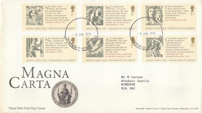 2015 (06) Magna Carta - RM - Windsor Castle CDS