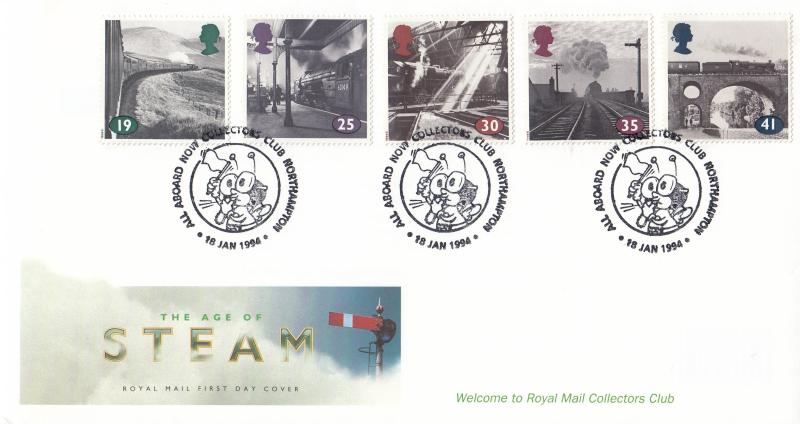 1994 (01) The Age of Steam - Royal Mail Collectors Club Official