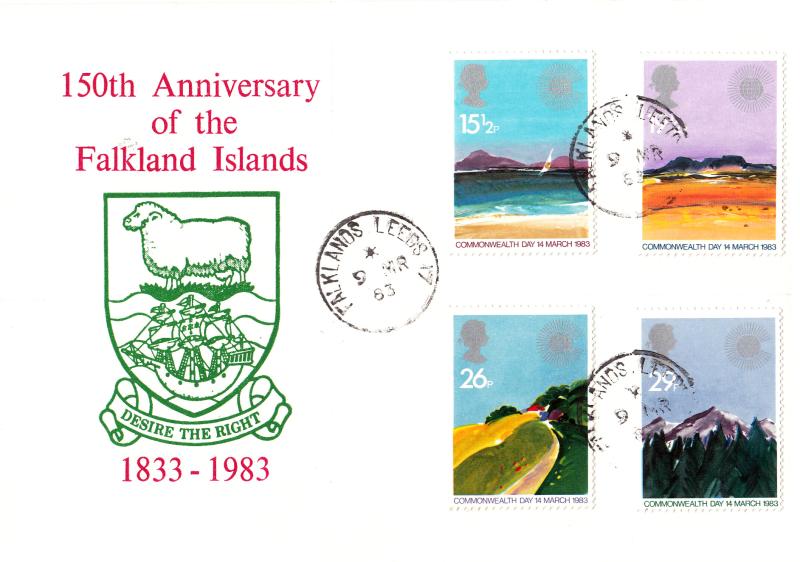 1983 (03) Commonwealth - Falkland Islands 'Shield' Special - Falklands CDS