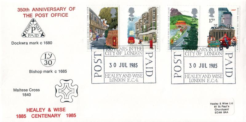 1985 (07) Royal Mail - Healey & Wise Official