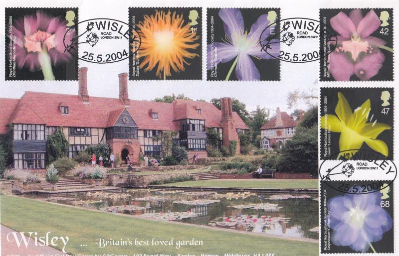 2004 (05) Royal Horticultural Society (Stamps) - GB Covers 89 (DW) Wisley Road Official