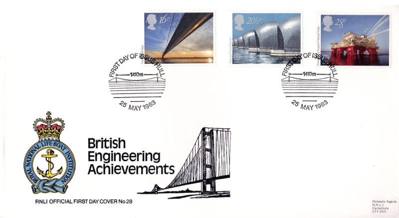 1983 (05) Engineering - Pilgrim RNLI Cover - Hull H/S