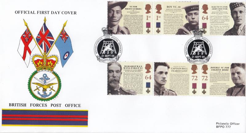 2006 (09) Victoria Cross (Stamps) - British Forces Post Office (BF2935PS) Official