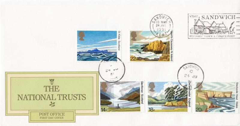 1981 (06) National Trust - RM - Visit Sandwich Slogan