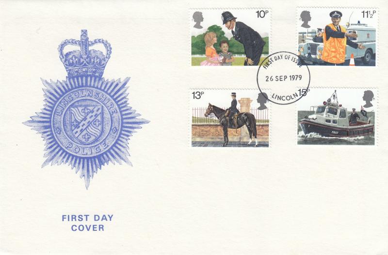 1979 (09) Police - Lincolnshire Police Cover - Lincoln FDI