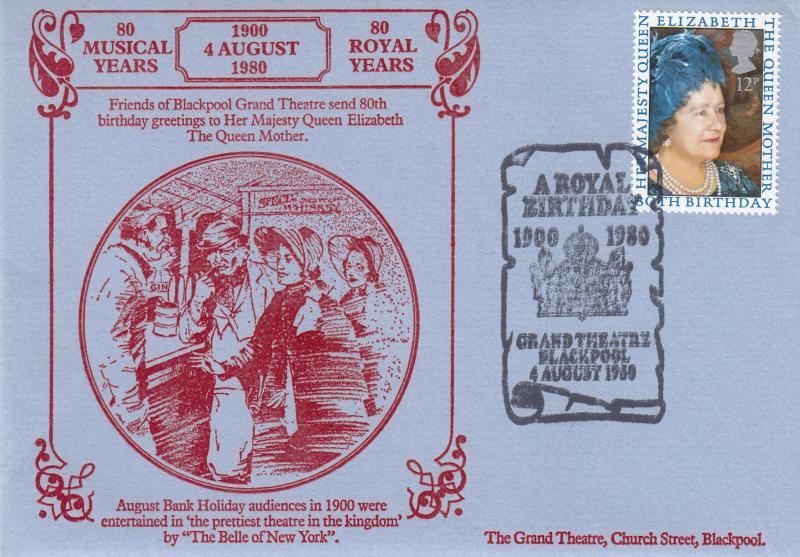 1980 (08) Queen Mother - Blackpool Theatre Official