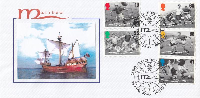 1996 (05) Football Legends - RHM Higgs Matthew Sea Trials, Bristol Official