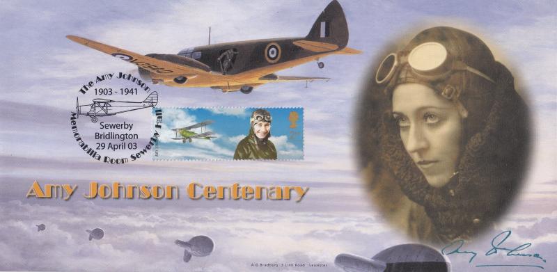 2003 (04) Extreme Endeavours - Bradbury (Anniversaries & Events) Amy Johnson, Sewerby Official (s)