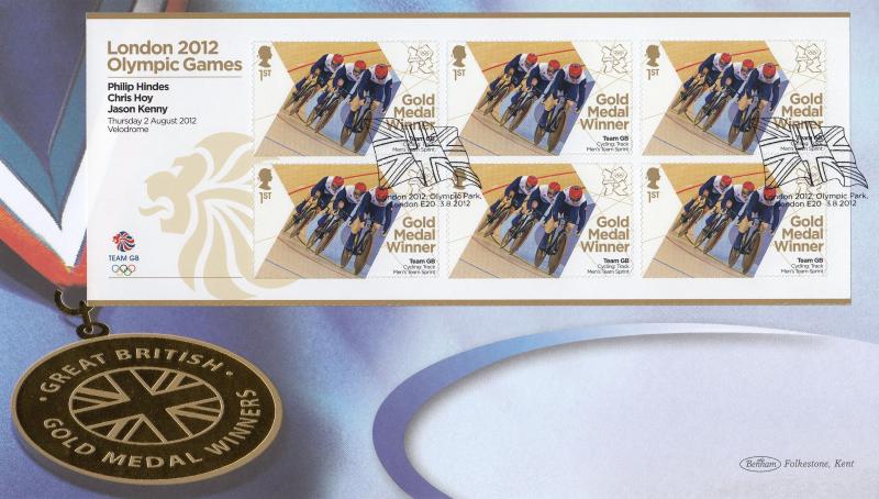 2012 (08) Olympic Gold Medal Winners - Benham BLCS 548 - Phillip Hindes, Chris Hoy & Jason Kenny