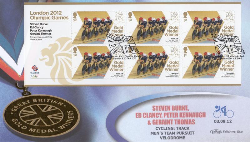 2012 (08) Olympic Gold Medal Winners - Benham BLCS 548 - Steven Burke, Ed Clancy, Peter Kennaugh & Geraint Thomas