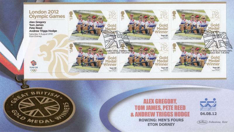 2012 (08) Olympic Gold Medal Winners - Benham BLCS 548 - Alex Gregory, Tom James, Pete Reed & Andrew Triggs Hodge