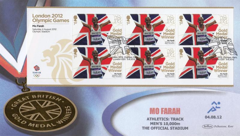 2012 (08) Olympic Gold Medal Winners - Benham BLCS 548 - Mo Farah (10.000m)