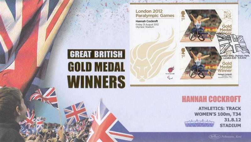 2012 (08) Paralympic Gold Medal Winners - Benham BLCS 551 - Hannah Cockroft