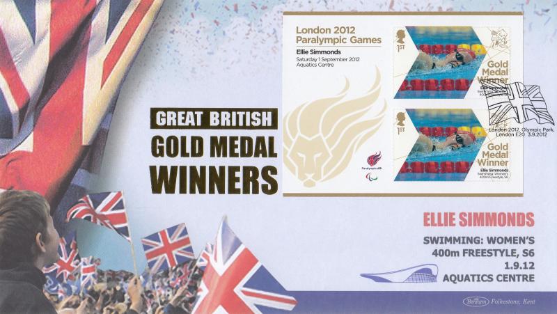 2012 (09) Paralympic Gold Medal Winners - Benham BLCS 551 - Ellie Simmonds