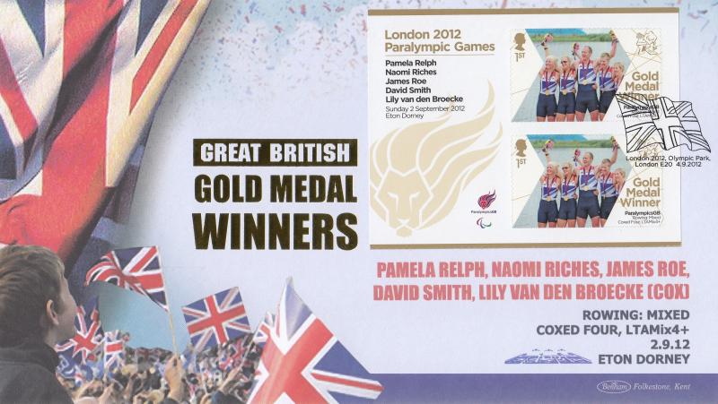 2012 (09) Paralympic Gold Medal Winners - Benham BLCS 551 - Pamela Relph, Naomi Riches, James Roe, David Smith & Lily Van Den Broecke
