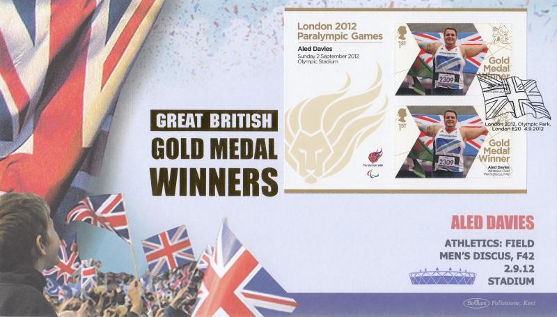 2012 (09) Paralympic Gold Medal Winners - Benham BLCS 551 - Aled Davies
