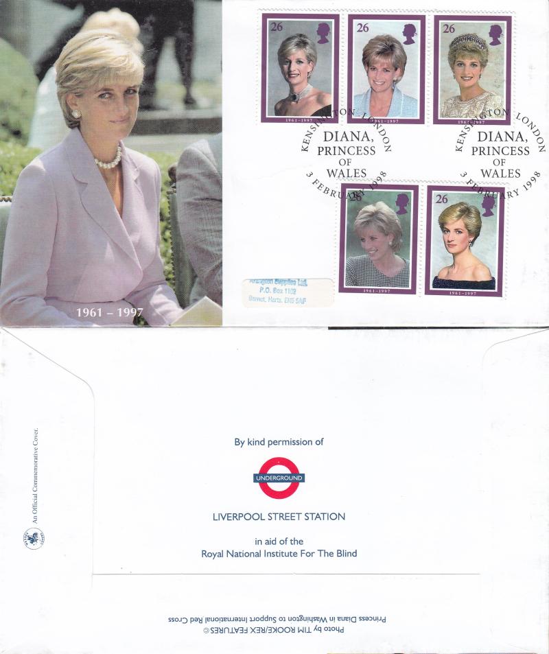 1998 (02) Diana - Wessex/RNIB/TFL Special - Kensington H/S