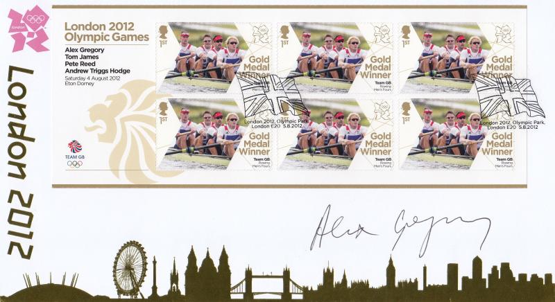 2012 (08) Olympic Gold Medal Winners - Internet Special - Signed by Alex Gregory