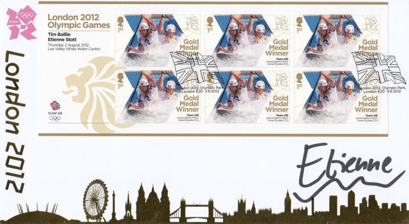 2012 (08) Olympic Gold Medal Winners - Internet Special - Signed by Etienne Stott