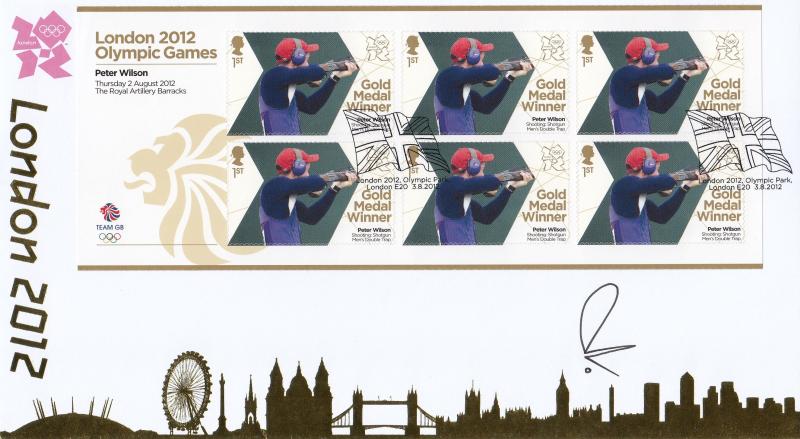 2012 (08) Olympic Gold Medal Winners - Internet Special - Signed by Peter Wilson