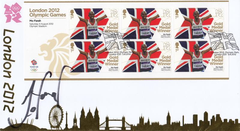 2012 (08) Olympic Gold Medal Winners - Internet Special - Signed by Mo Farah (10,000m)