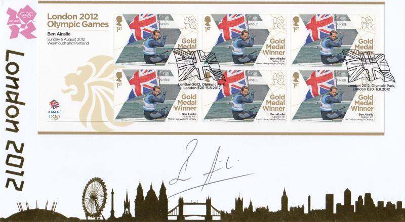 2012 (08) Olympic Gold Medal Winners - Internet Special - Signed by Ben Ainslie