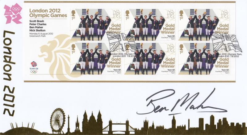 2012 (08) Olympic Gold Medal Winners - Internet Special - Signed by Ben Maher