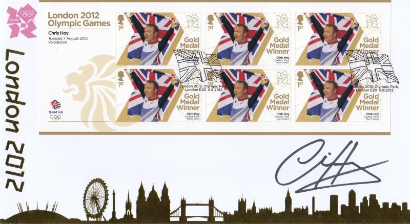 2012 (08) Olympic Gold Medal Winners - Internet Special - Signed by Chris Hoy
