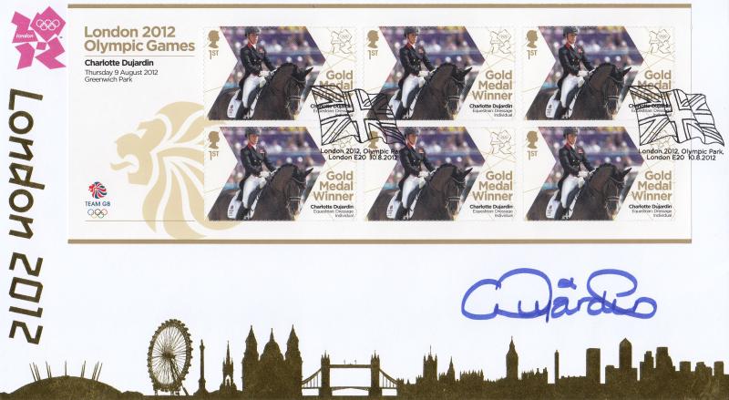 2012 (08) Olympic Gold Medal Winners - Internet Special - Signed by Charlotte Dujardin