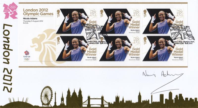 2012 (08) Olympic Gold Medal Winners - Internet Special - Signed by Nicola Adams