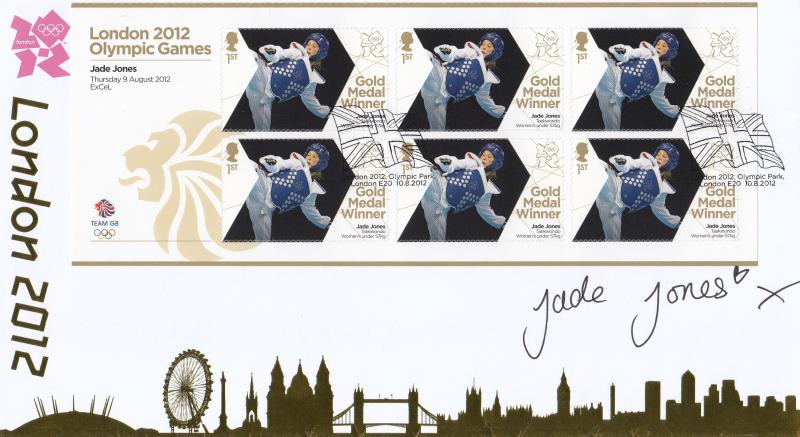 2012 (08) Olympic Gold Medal Winners - Internet Special - Signed by Jade Jones