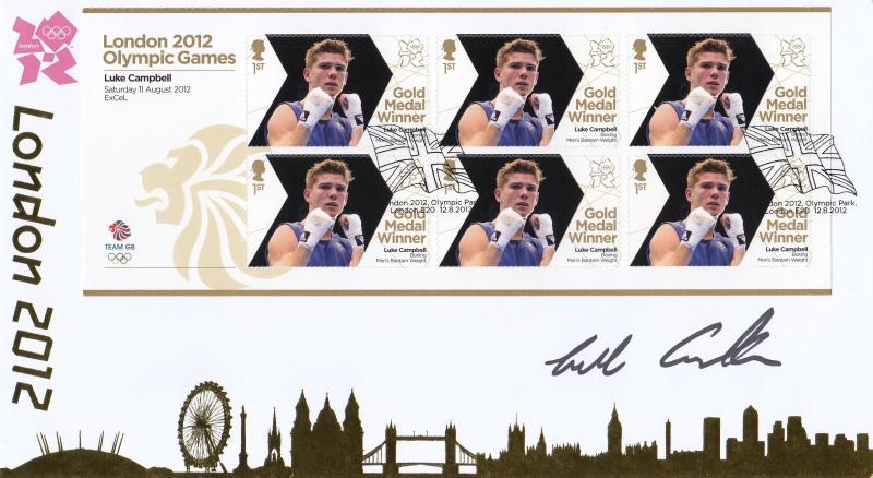 2012 (08) Olympic Gold Medal Winners - Internet Special - Signed by Luke Campbell