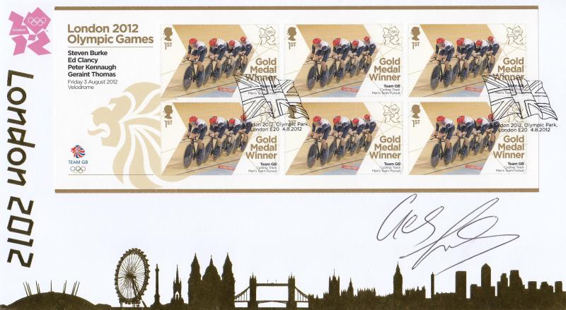 2012 (08) Olympic Gold Medal Winners - Internet Special - Signed by Geraint Thomas