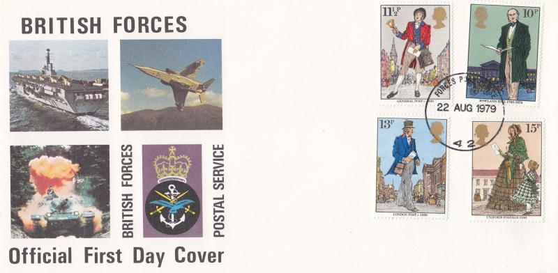 1979 (08) Rowland Hill (Stamps) - Forces Postal Service Cover - Forces Post Office 42 CDS