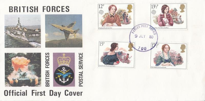 1980 (07) Women - Forces Postal Service Cover - Forces Post Office 199 CDS