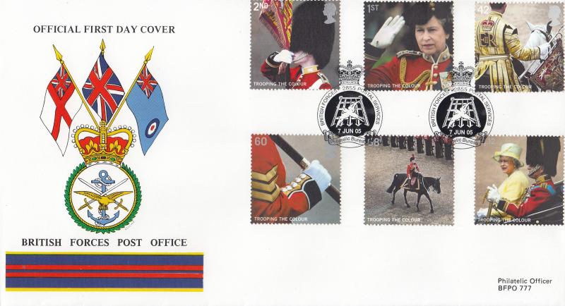 2005 (06) Trooping Of The Colour (Stamps) - British Forces Post Office (BF2855PS) Official