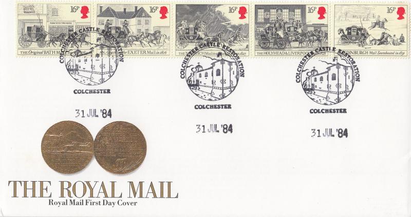 1984 (07) Royal Mail - RM - Colchester Castle Restoration H/S