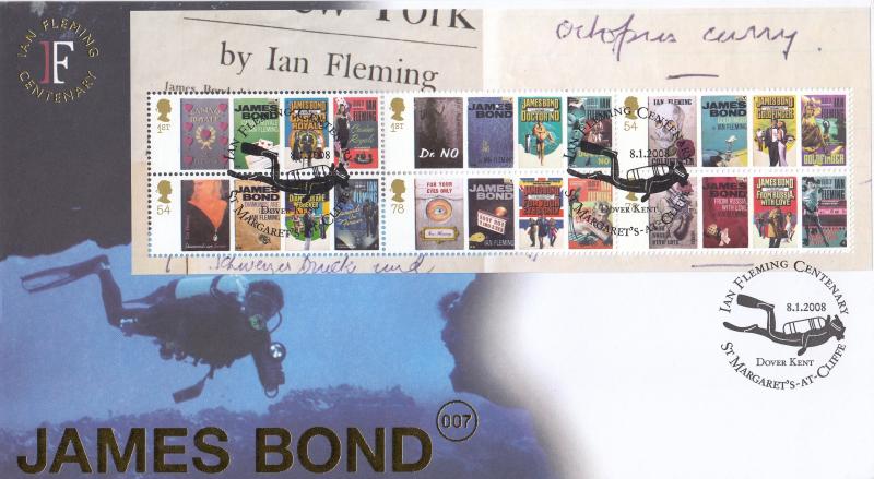 2008 (01) James Bond (M/S) - Internet 'St Margaret's-At-Cliffe' Official