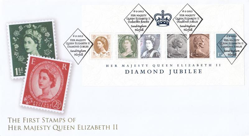 2012 (02) Diamond Jubilee MS - Internet 'Sandringham' Official