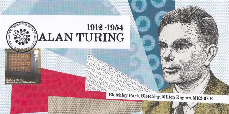 2012 (02) Britons of Distinction - Bletchley Park 'Alan Turing' Official (s)