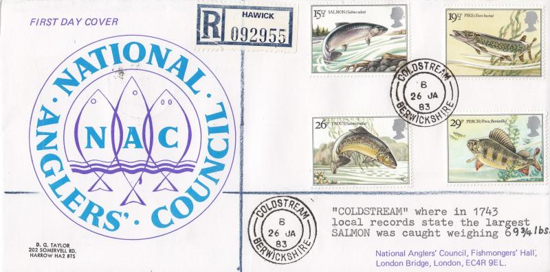 1983 (01) British River Fishes - National Anglers Council Official - Coldstream CDS