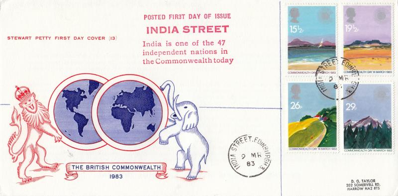 1983 (03) Commonwealth - Stewart Petty Official - India Street CDS