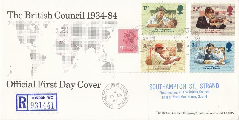 1984 (09) British Council - G&P 'British Council' Official - Southampton Street, Strand CDS