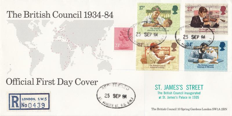 1984 (09) British Council - G&P 'British Council' Official - St James's Street CDS