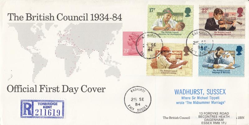 1984 (09) British Council - G&P 'British Council' Official - Wadhurst CDS